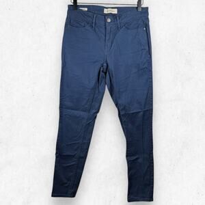 Calvin Klein Jeans Women's 4 C4 Blue Dark Wash Ankle Skinny Jeans DAMAGED!